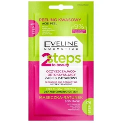 2 STEPS TO BEAUTY Oczyszczająco-detoksykujący zabieg 2-etapowy 2x4ml