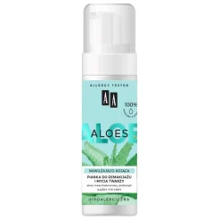 Aloes 100% aloe vera extract Pianka do demakijażu i mycia twarzy nawilżająco - kojąca 150ml