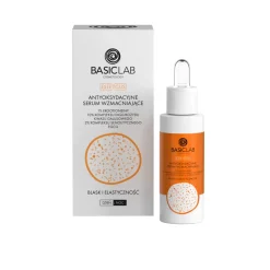 Antyoksydacyjne serum wzmacniające 1% ergotioneiny, 10% kompleksu diglukozydu kwasu galusowego, 3% kompleksu senolitycznego, EGCG, Blask i Elastyczność 30ml