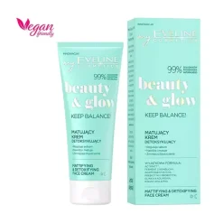 BEAUTY&GLOW Krem matująco-detoksykujący 75 ml