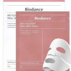 Bio Collagen-Real Deep Mask Ujędrniająca maska kolagenowa ZESTAW 4 sztuki