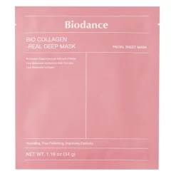 Bio Collagen-Real Deep Mask Ujędrniająca maska kolagenowa ZESTAW 4 sztuki