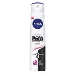 Black&White Invisible Clear antyperspirant spray 250ml