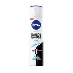 Black&White Invisible Pure antyperspirant spray 150ml
