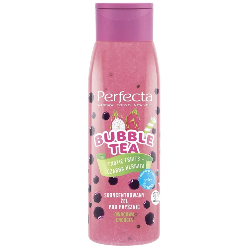 Bubble Tea skoncentrowany żel pod prysznic Exotic Fruits + Czarna Herbata 400ml