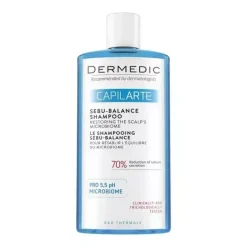 Capilarte Szampon SEBU-BALANCE przywracający równowagę mikrobiomu skóry do włosów nadmiernie przetłuszczających się 300 ml