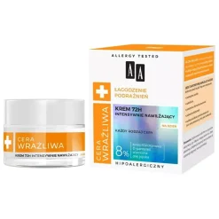 Cera Wrażliwa krem intensywnie nawilżający 72H na dzień 50 ml