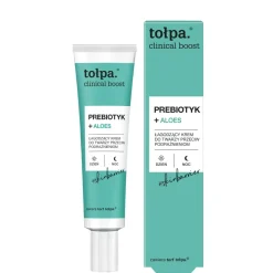 clinical boost prebiotyk + aloes łagodzący krem do twarzy przeciw podrażnieniom 40ml