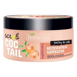 COCTAIL SCRUB Wygładzający peeling do ciała BRZOSKWINIA + KOMBUCHA, 350 g
