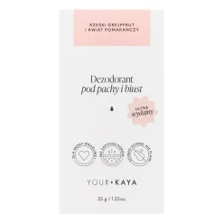 Delikatny dezodorant pod pachy i piersi Grejprfut i kwiat pomarańczy