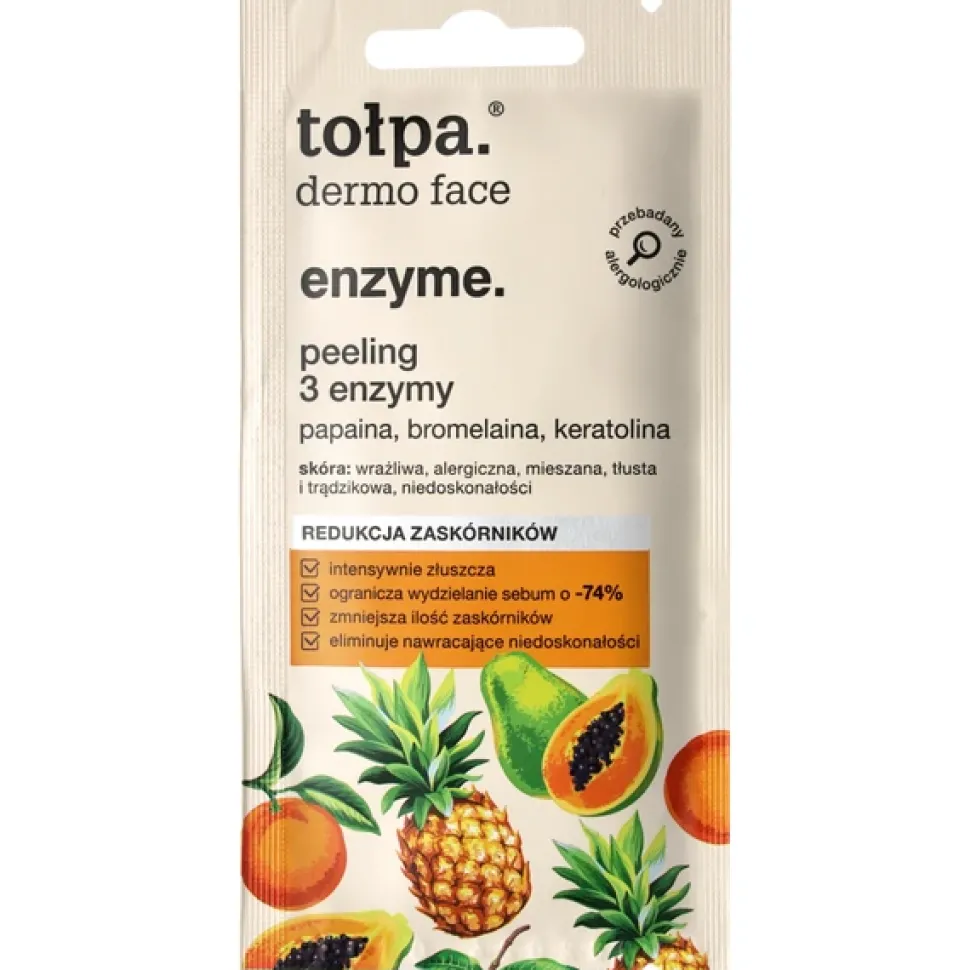 dermo face enzyme. Peeling 3 enzymy, saszetka 8ml