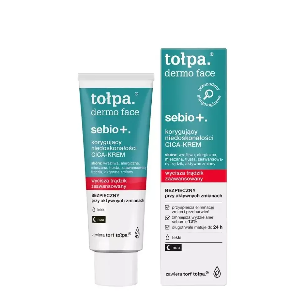 dermo face sebio+. korygujący niedoskonałości CICA- KREM 40ml