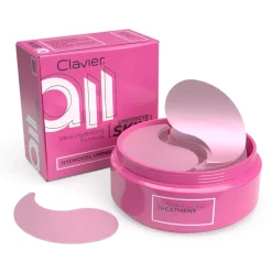 Żelowe płatki pod oczy Clavier ALL undereye SKIN, kuracja silnie nawilżająca, nawilżenie i wypełnienie, 60szt.