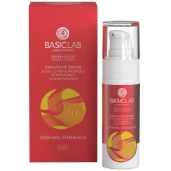 Emulsyjne serum z 0,3% Czystego Retinolu, 3% wit. C i Koenzymem Q10 30ml