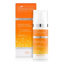 Energy Boost Eksfoliująca maska z Kwasami i Witaminą C, 50 g