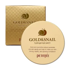 Gold & Snail Hydrogel eye patch Hydrożelowe płatki pod oczy ze śluzem ślimaka 60 szt