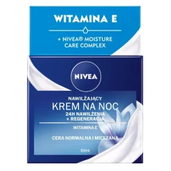 24H Nawilżenia + Regeneracja nawilżający krem na noc cera normalna i mieszana 50ml