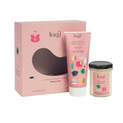 Hagi Zestaw prezentowy WAKACJE NA BALI (Balsam + świeca sojowa)