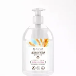 Hipoalergiczne szare mydło w płynie do skóry wrażliwej z ekstraktem z pszenicy 500 ml