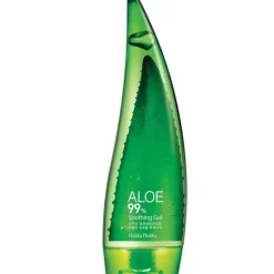 Holika Holika Aloe Soothing Essence Waterproof Sun Gel Żel przeciwsłoneczny z aloesem SPF50+ NOWA FORMUŁA 100ml + Aloe 99% Soothing Gel Wielofunkcyjny żel aloesowy 250ml