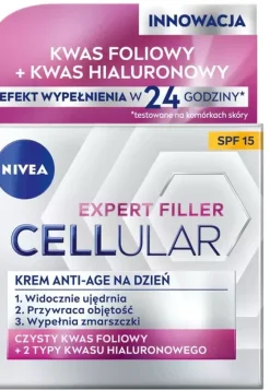 Hyaluron Cellular Filler + Widoczne Ujędrnienie SPF15 przeciwzmarszczkowy krem na dzień 50ml