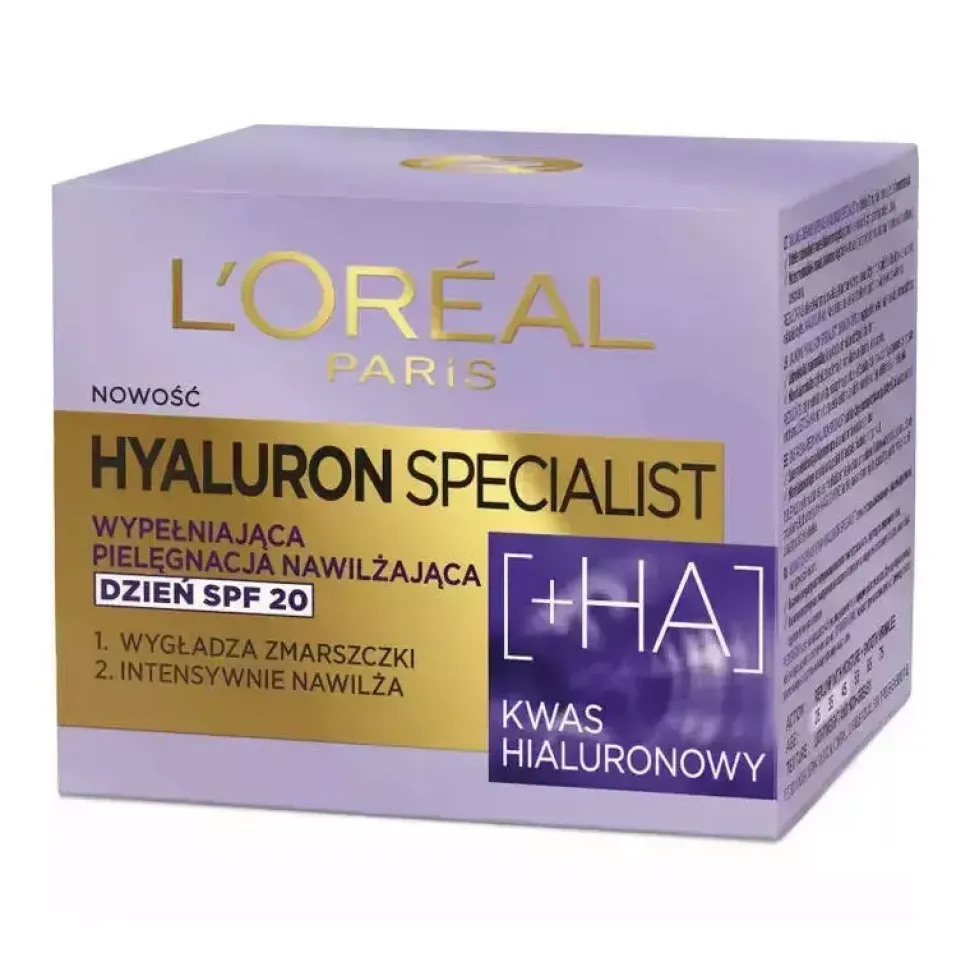 Hyaluron Specialist wypełniający krem nawilżający na dzień SPF 20 50ml