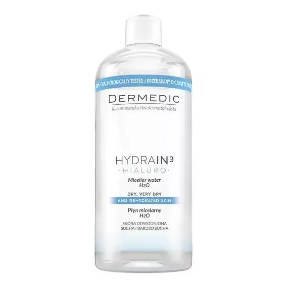 HYDRAIN3 HIALURO Płyn micelarny H2O 500ml