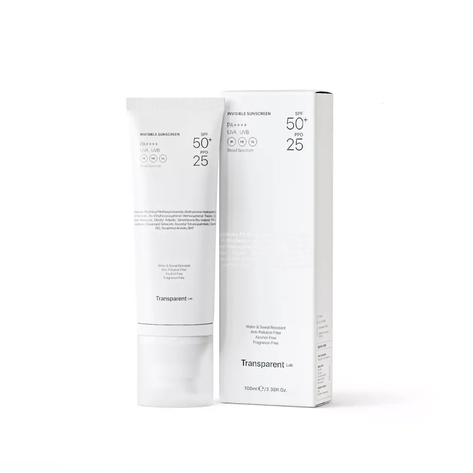 INVISIBLE SUNSCREEN SPF50+ - niewidoczny krem przeciwsłoneczny 100 ml