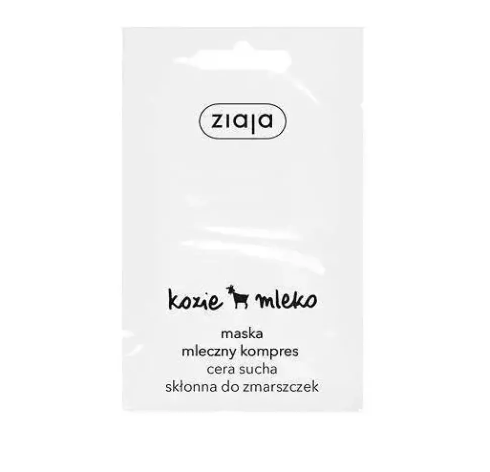 Kozie mleko maska mleczny kompres cera sucha 7ml