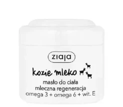 Kozie Mleko masło do ciała mleczna regeneracja Omega 3 + Omega 6 + Witamina E 200ml