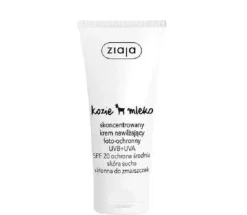 Kozie mleko skoncentrowany krem do twarzy nawilżający skóra sucha skłonna do zmarszczek SPF20 50ml