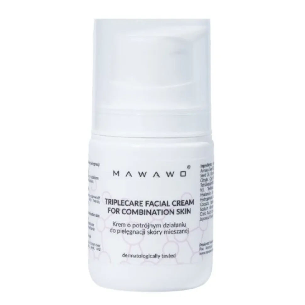 Krem o potrójnym działaniu do pielęgnacji skóry mieszanej 50ml
