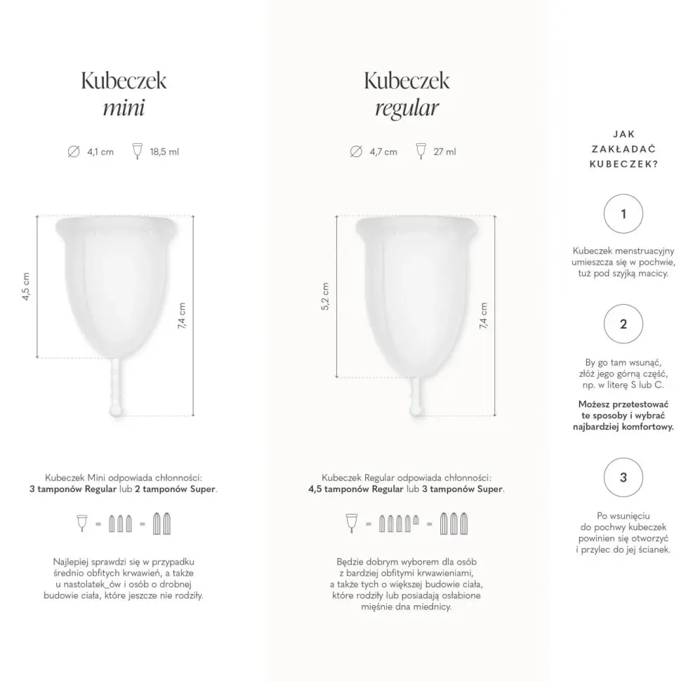 Kubeczek menstruacyjny REGULAR