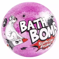 Kula do kąpieli z niespodzianką różowa 110g