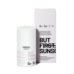 Lekki krem ochronny przeciw fotostarzeniu o działaniu nawilżająco-łagodzącym SPF 50+, UVA, UVB, PA++++, HEV/IR BUT FIRST, SUNSCREEN 50ml