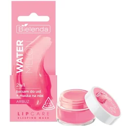 LIP CARE SLEEPING MASK watermelon 2w1 balsam do ust + maska na noc arbuz, 10 g