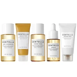 MADAGASCAR CENTELLA Travel Kit Zestaw podróżny kosmetyków z wąkrotą azjatycką