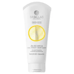 Masculis żel do mycia ciała,twarzy i skóry głowy 2% niacyniamidu kompleks minerałów świeżość i balans 100ml