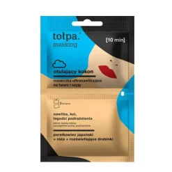 masking otulający kokon maseczka ultra nawilżająca na twarz i szyję, 2x5 ml