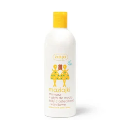 MAZIAJKI Szampon + Płyn do mycia lody ciasteczkowo - waniliowe 400ml