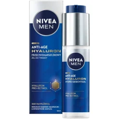 Men Hyaluron przeciwzmarszczkowy żel do twarzy 50ml