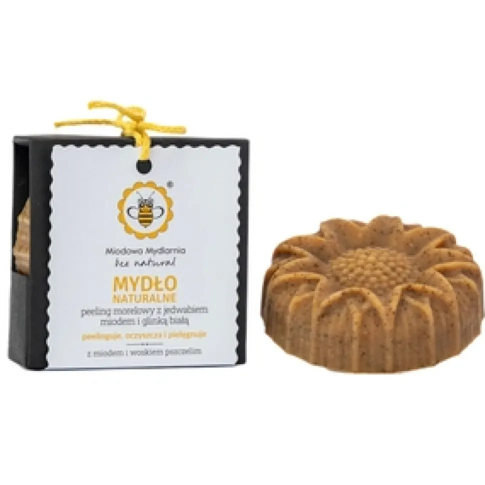 Mydło z woskiem pszczelim Peeling Morelowy 85g