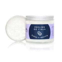 Naturalny peeling do ciała drobnoziarnisty Kokos z wanilią