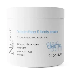 Next Level DERMO Proteinowy krem do twarzy i ciała dla skóry atopowej, suchej i podrażnionej 150 ml