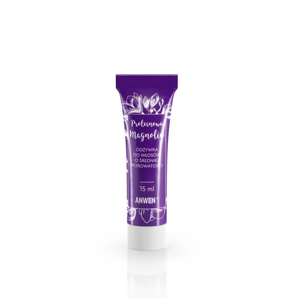 Odżywka do włosów o średniej porowatości Proteinowa Magnolia MINI 15 ml