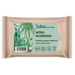 Papier toaletowy nawilżany Woda aloesowa 50 sztuk