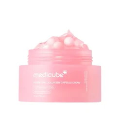 PDRN Pink Collagen Capsule Cream Kolagenowy krem do twarzy kapsułkowany z PDRN 55g