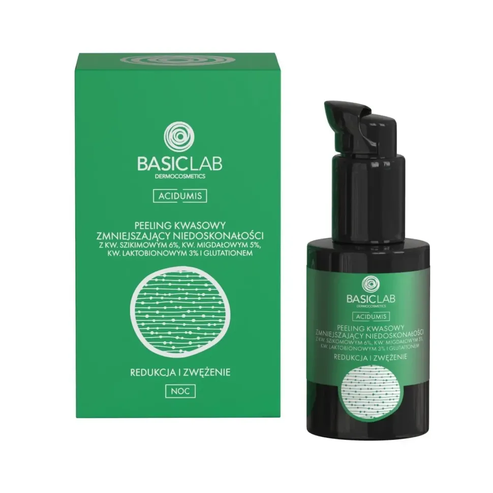 Peeling kwasowy zmniejszający niedoskonałości - redukcja i zwężenie 30ml
