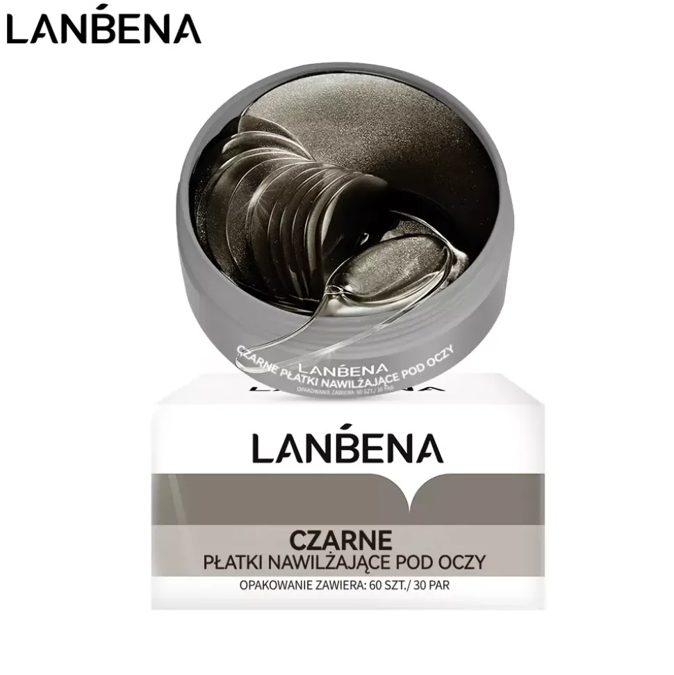 Przeciwzmarszczkowe żelowe płatki pod oczy GOLD BLACK PEARL 60 szt.