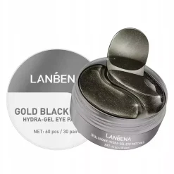 Przeciwzmarszczkowe żelowe płatki pod oczy GOLD BLACK PEARL 60 szt.